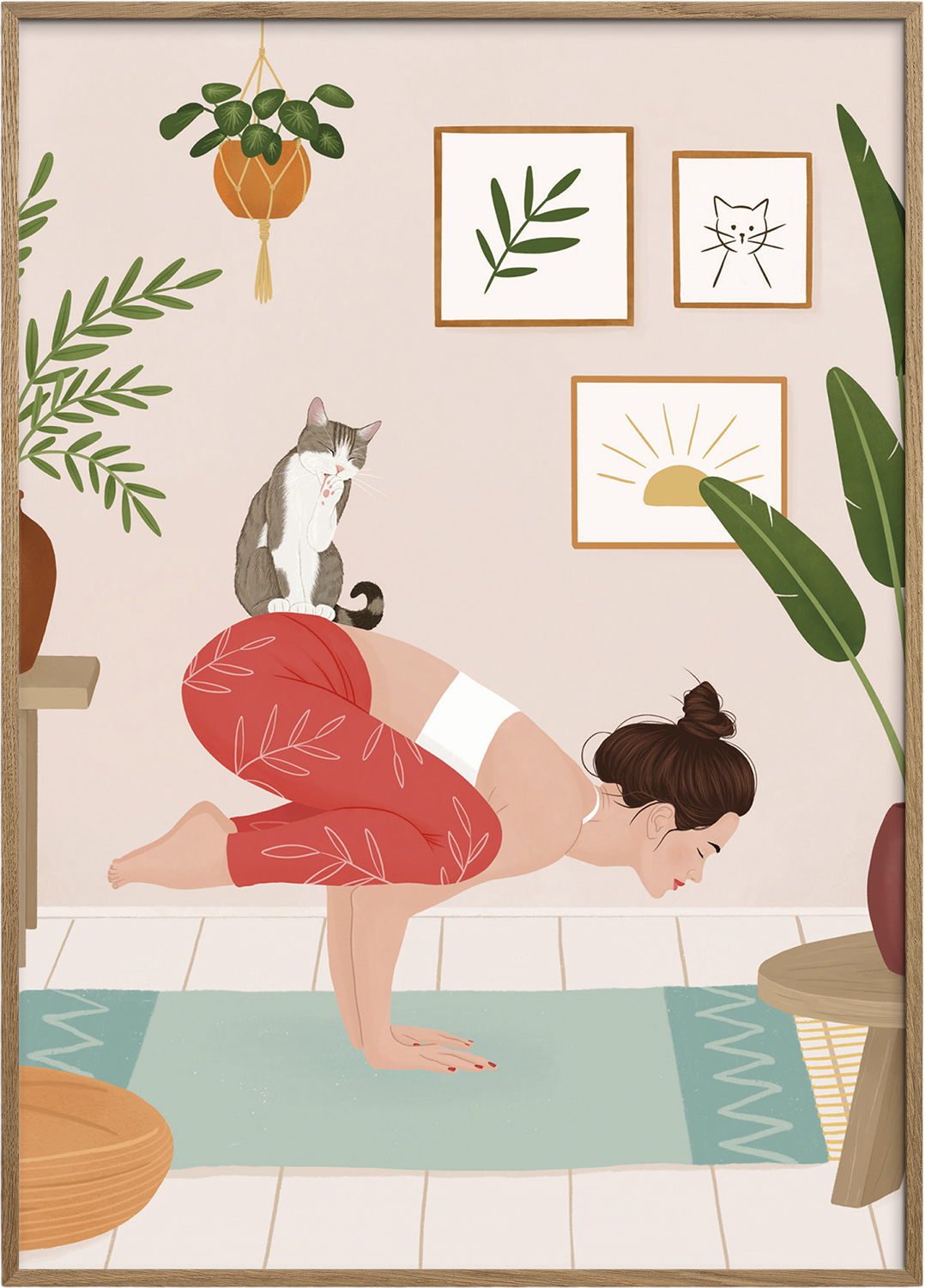 Petra Holikova Cat Yoga