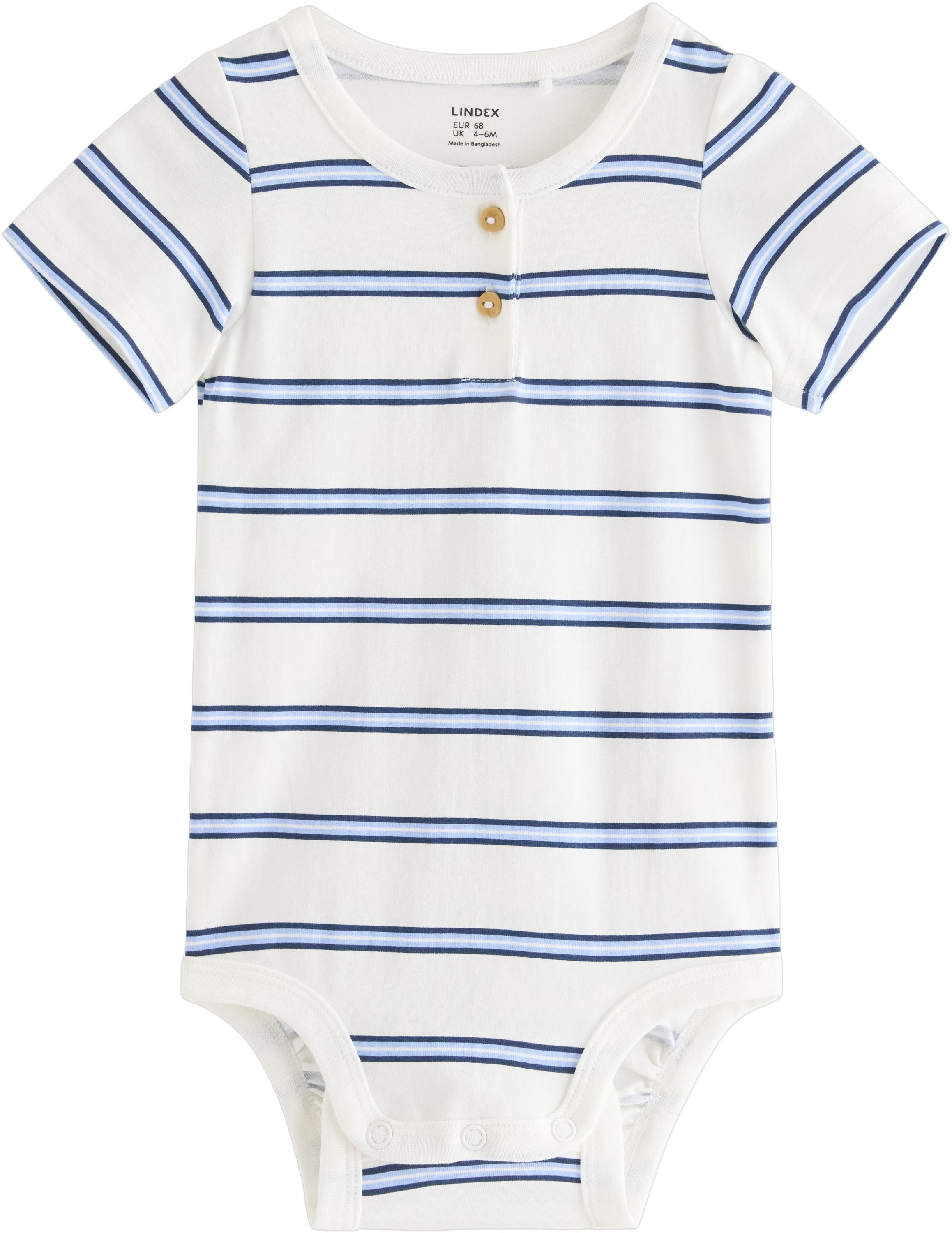 Body Henley ss Stripe