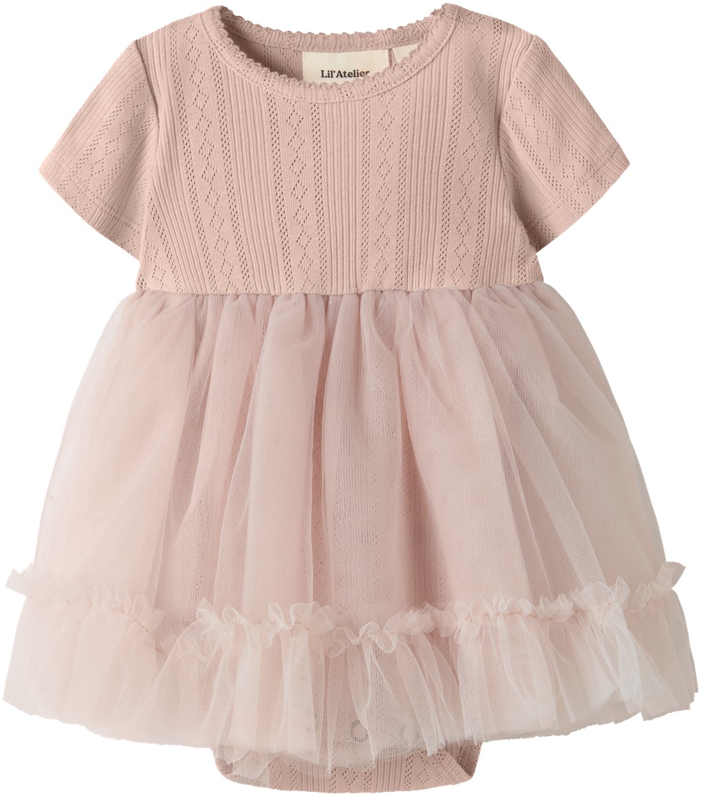 Nbffanella SS Body Tulle Dress LIL