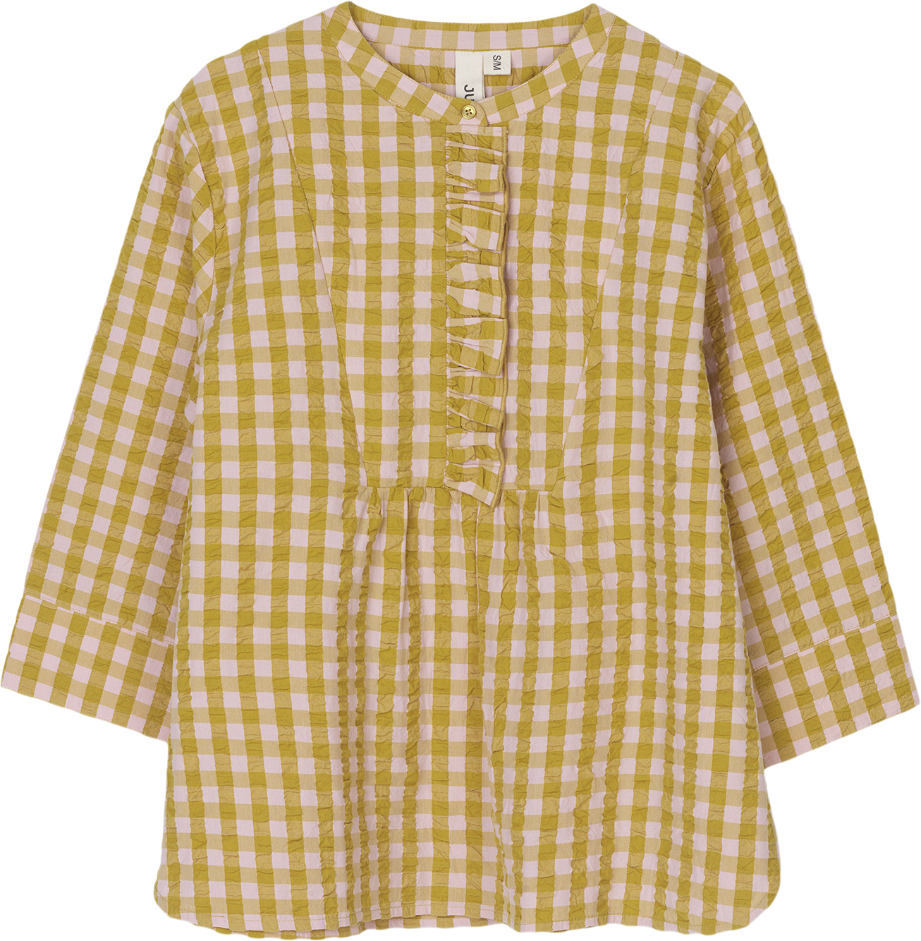 Bæk&Bølge Irene Shirt Pink/okker