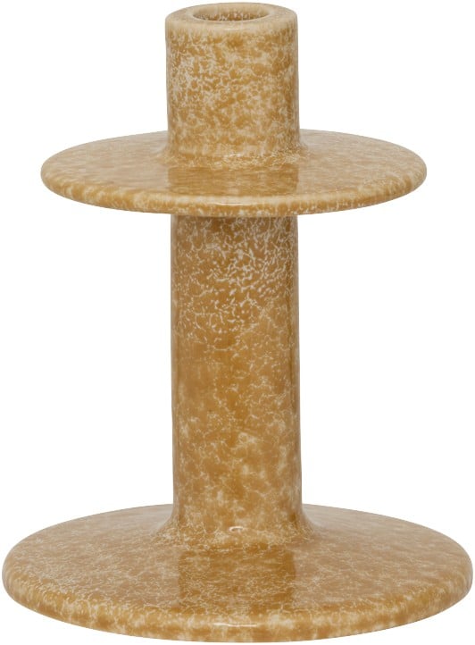 Urban Nature Culture Candle Holder Aiden, Golden Brown