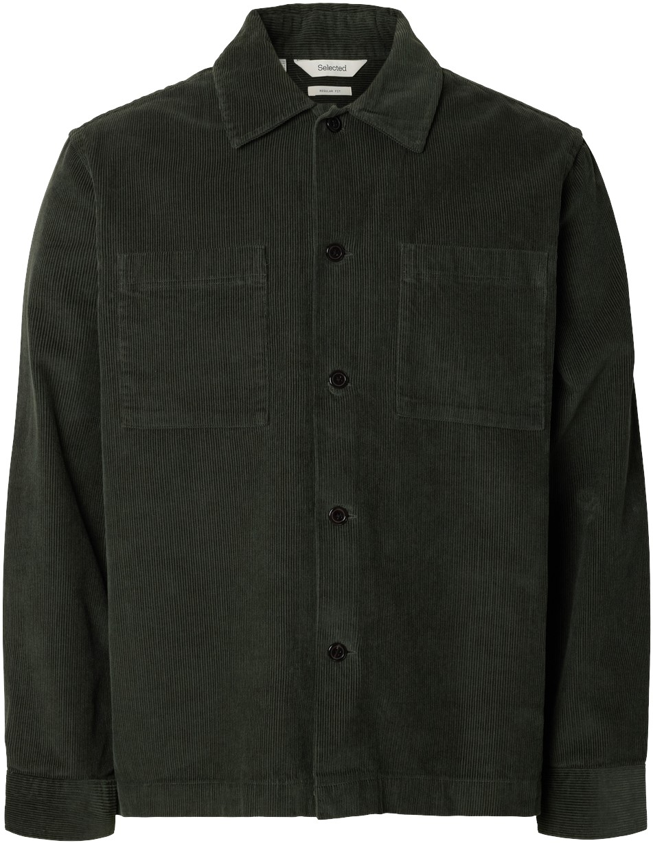 Slhregtate Cord Overshirt