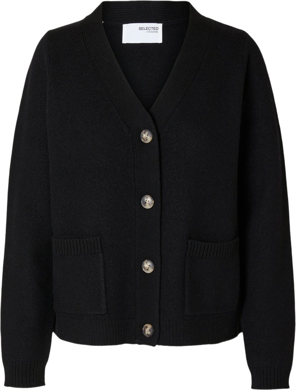 Slfana 100 Wool Knit Cardigan Noos