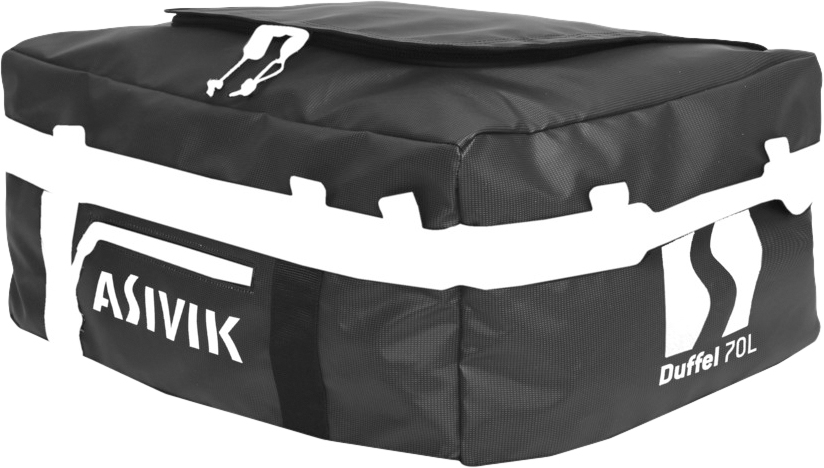 Asivik Travel Duffel 70L, Black - DKK 800