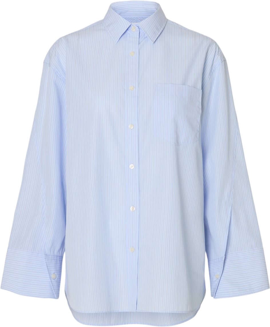 Slfdan LS Oversized Striped CUF SHI