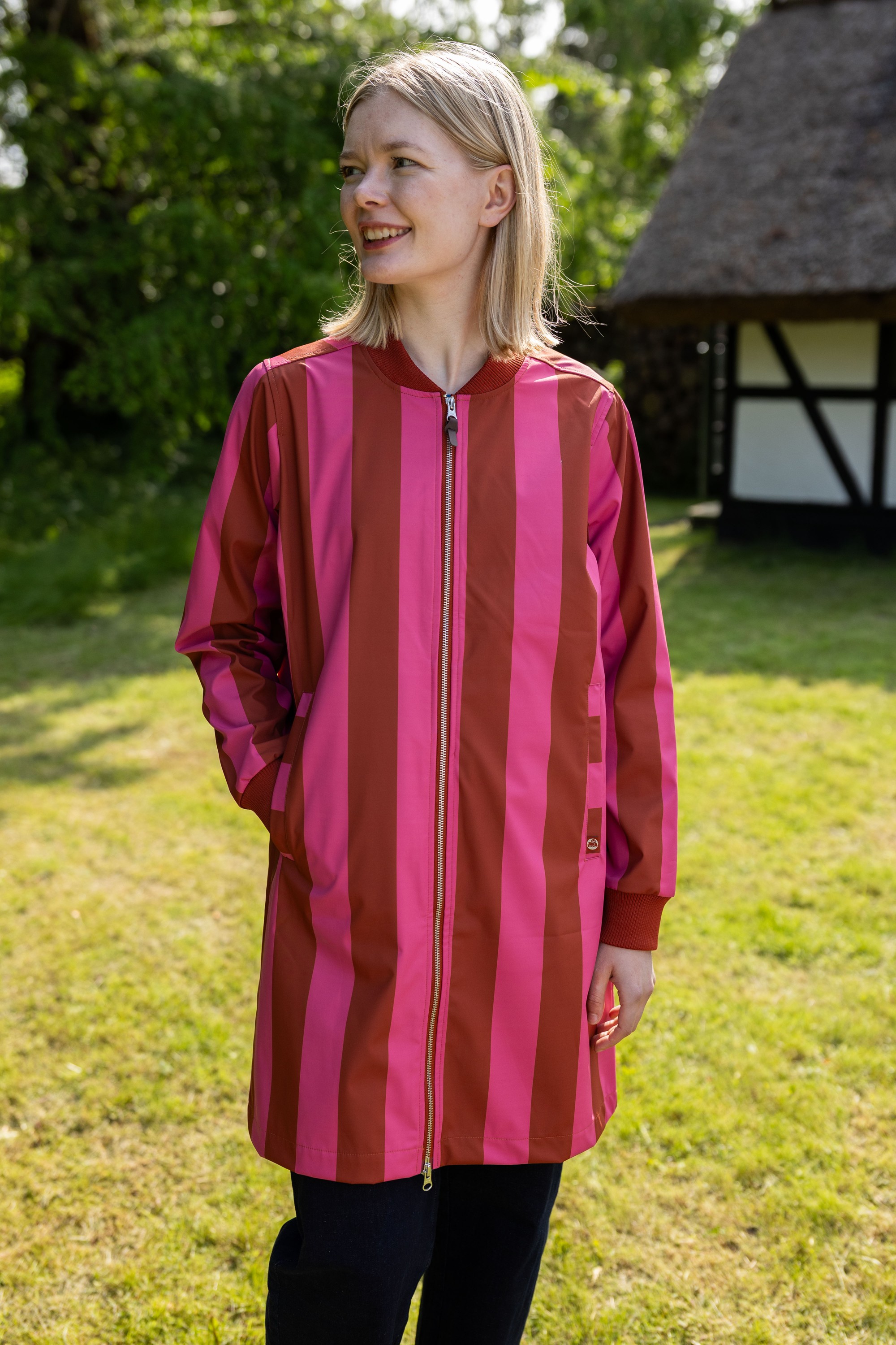 Danamalienborg Brushed Shell Jacket Chili/soft Cherry