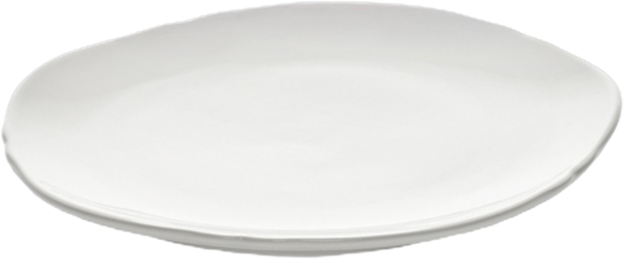 Bread Plate White Silhouette