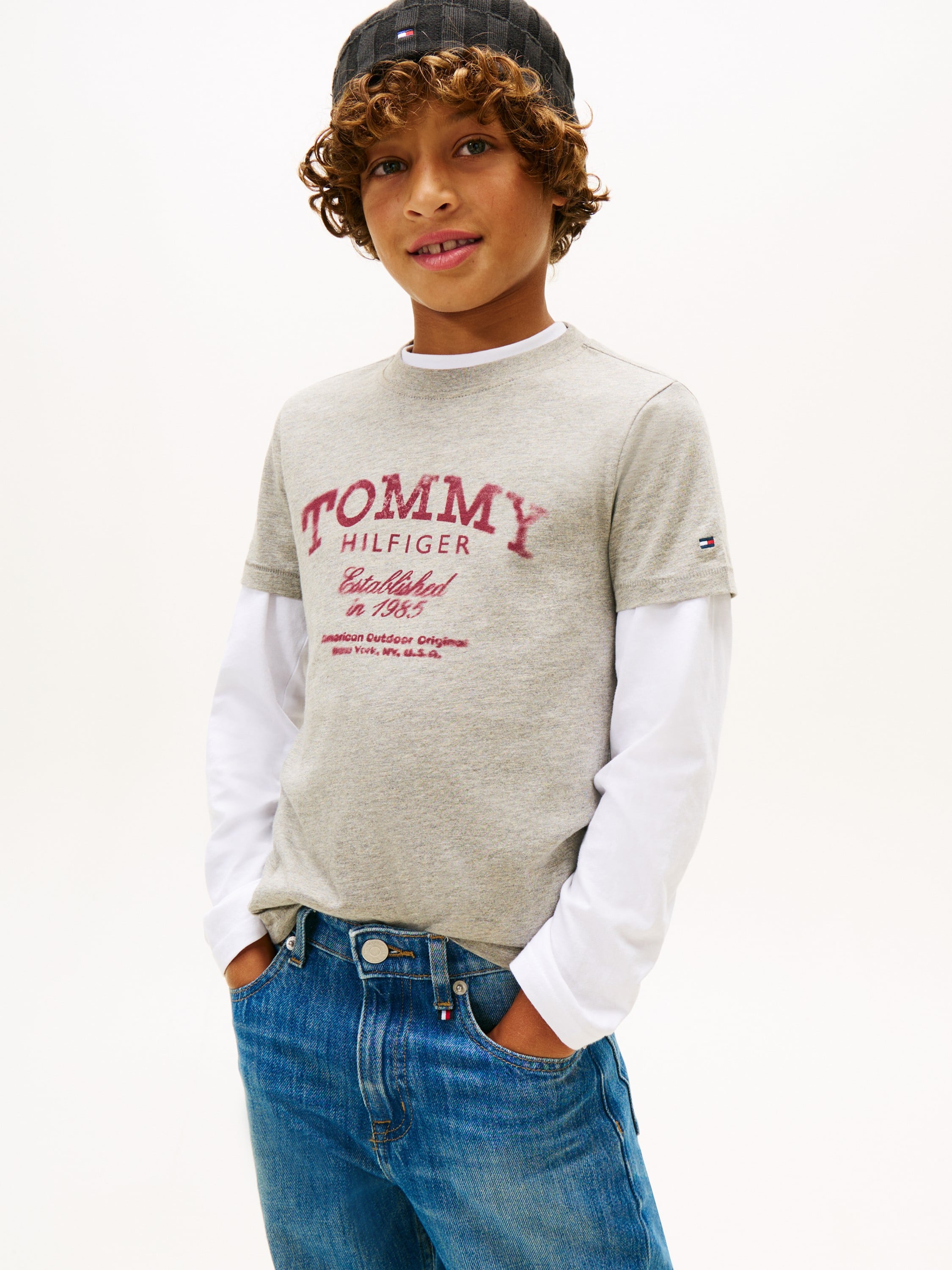 Tommy Faded Print Tshirt SS - DKK 160 - Spar 29%