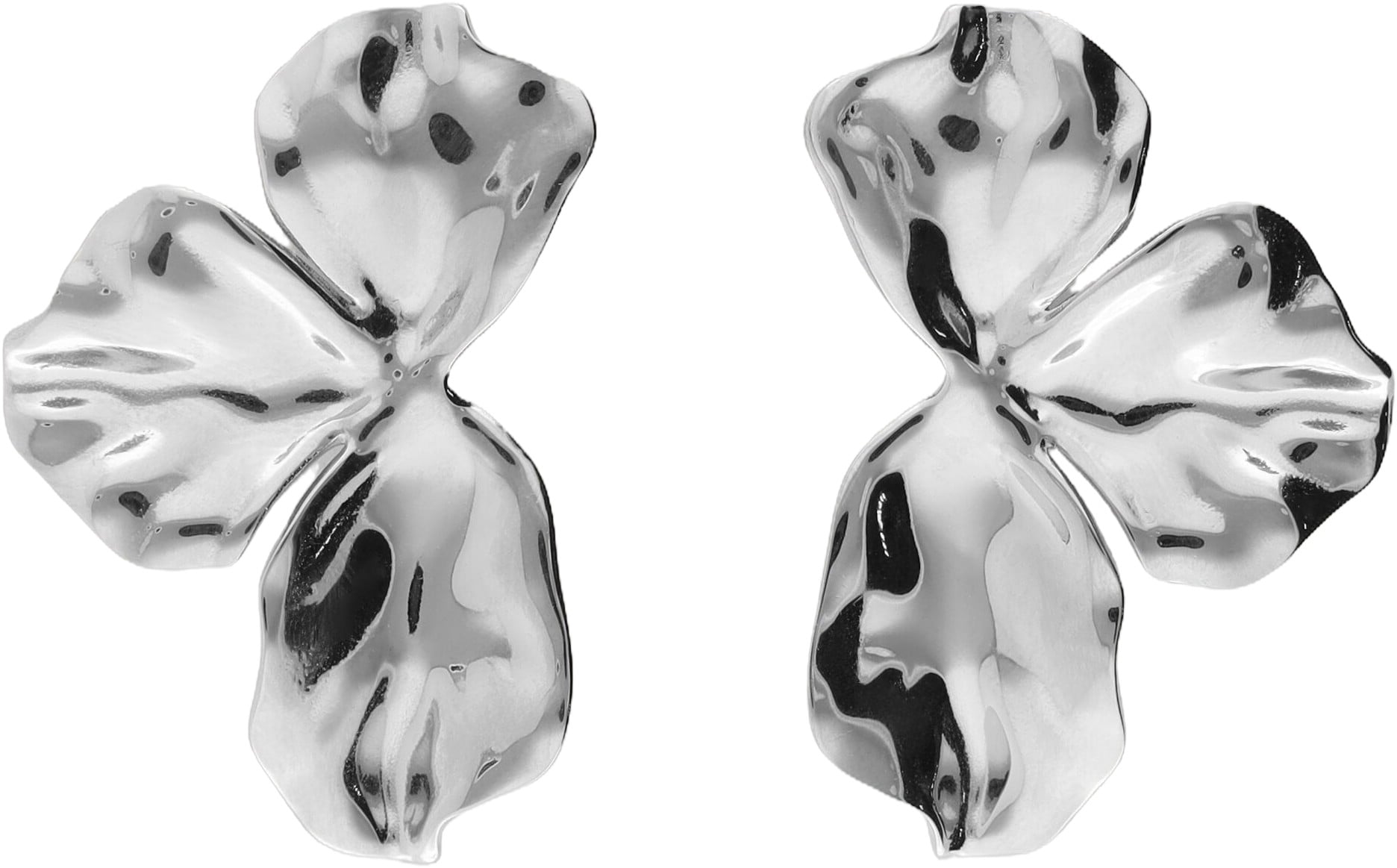 Earstud Half Flower