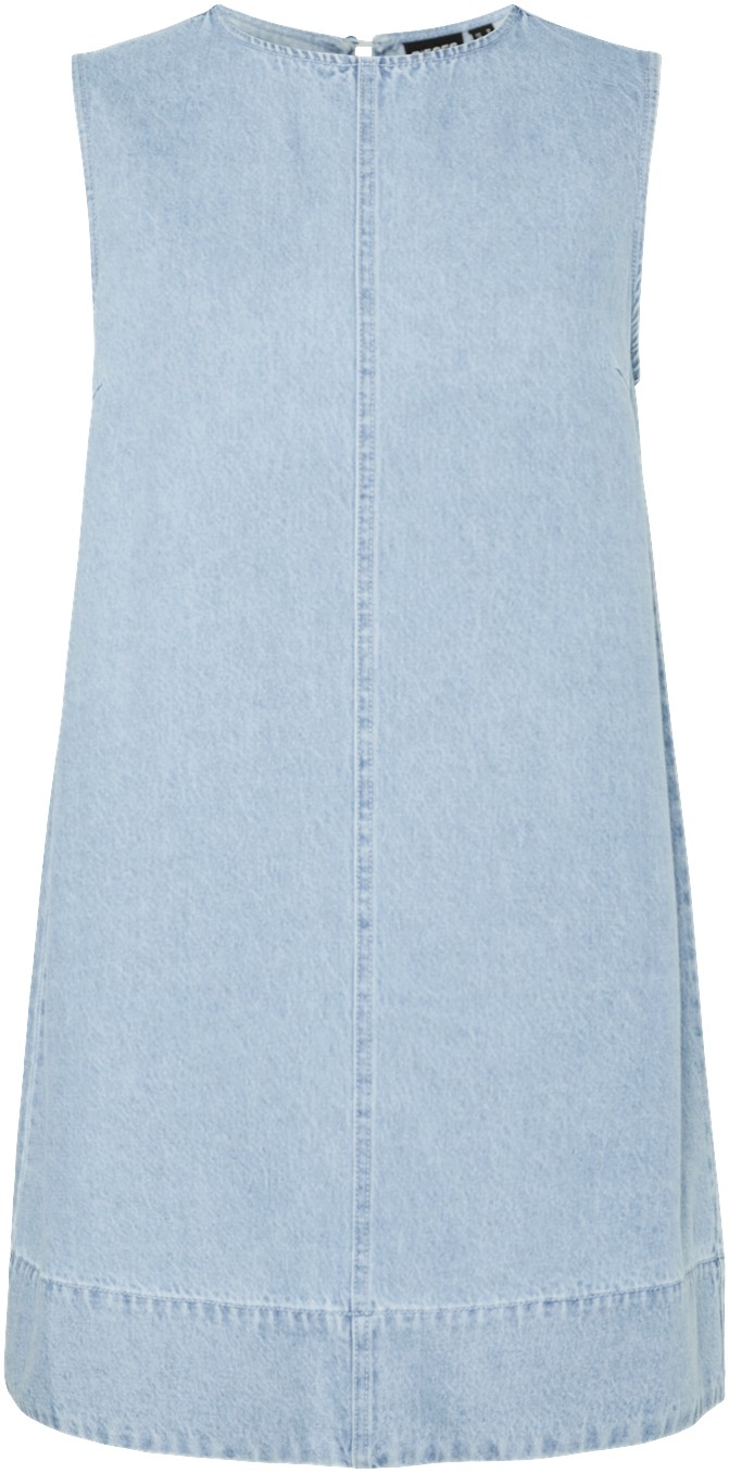 Pcflora SL Mini Denim Dress Noos
