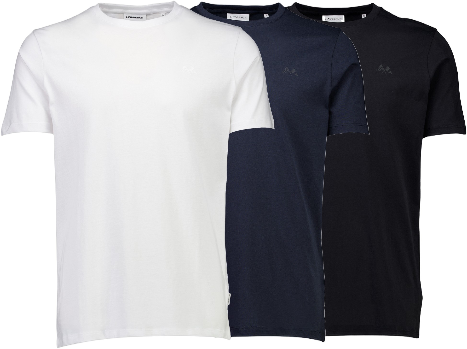 3pack tee With Flag Print S/S