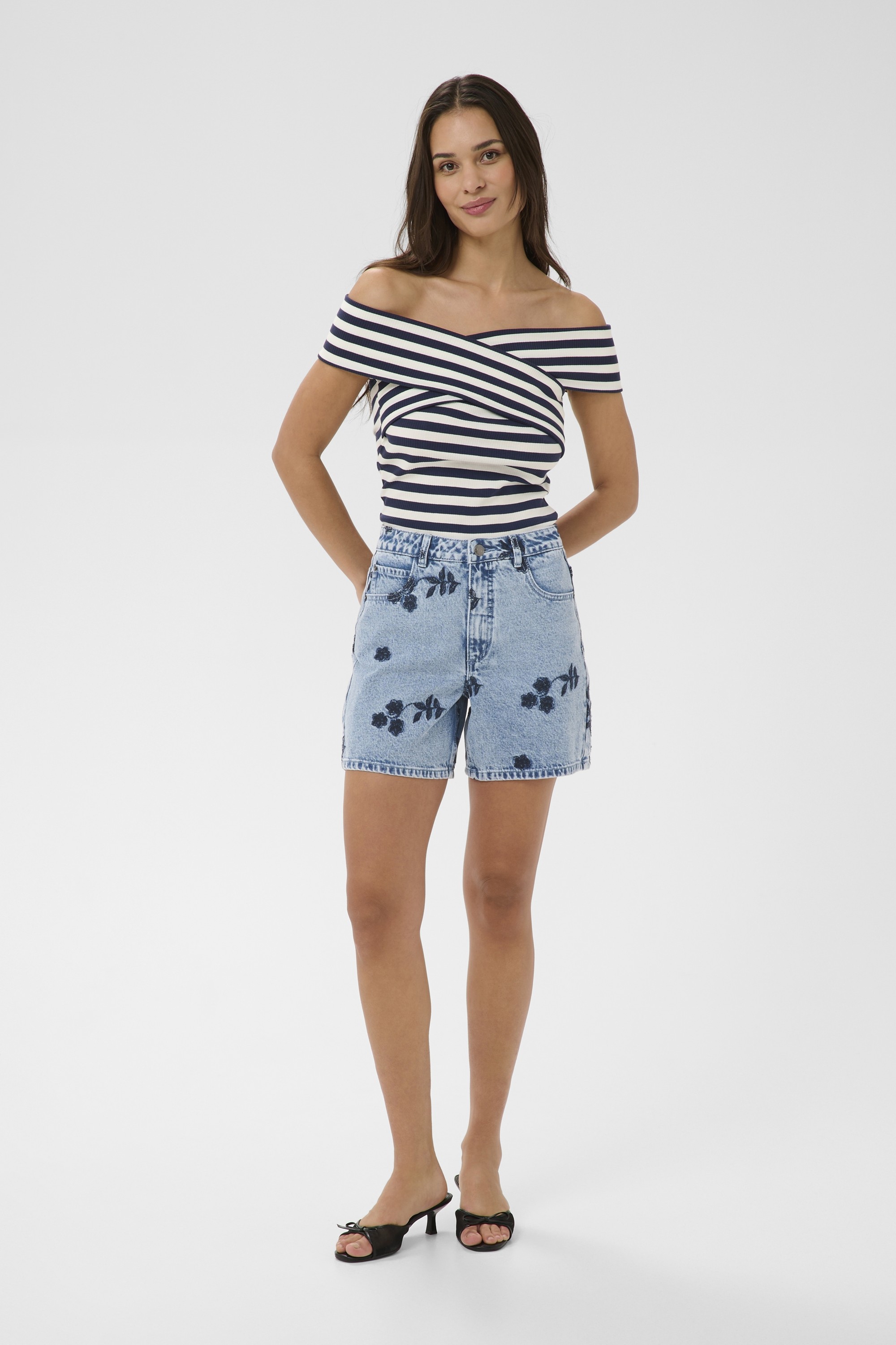 Kababena Denim Shorts