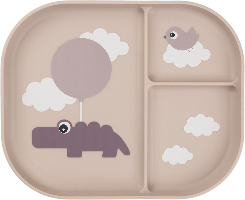 Foodie Inddelt Tallerken Happy Clouds Pudder