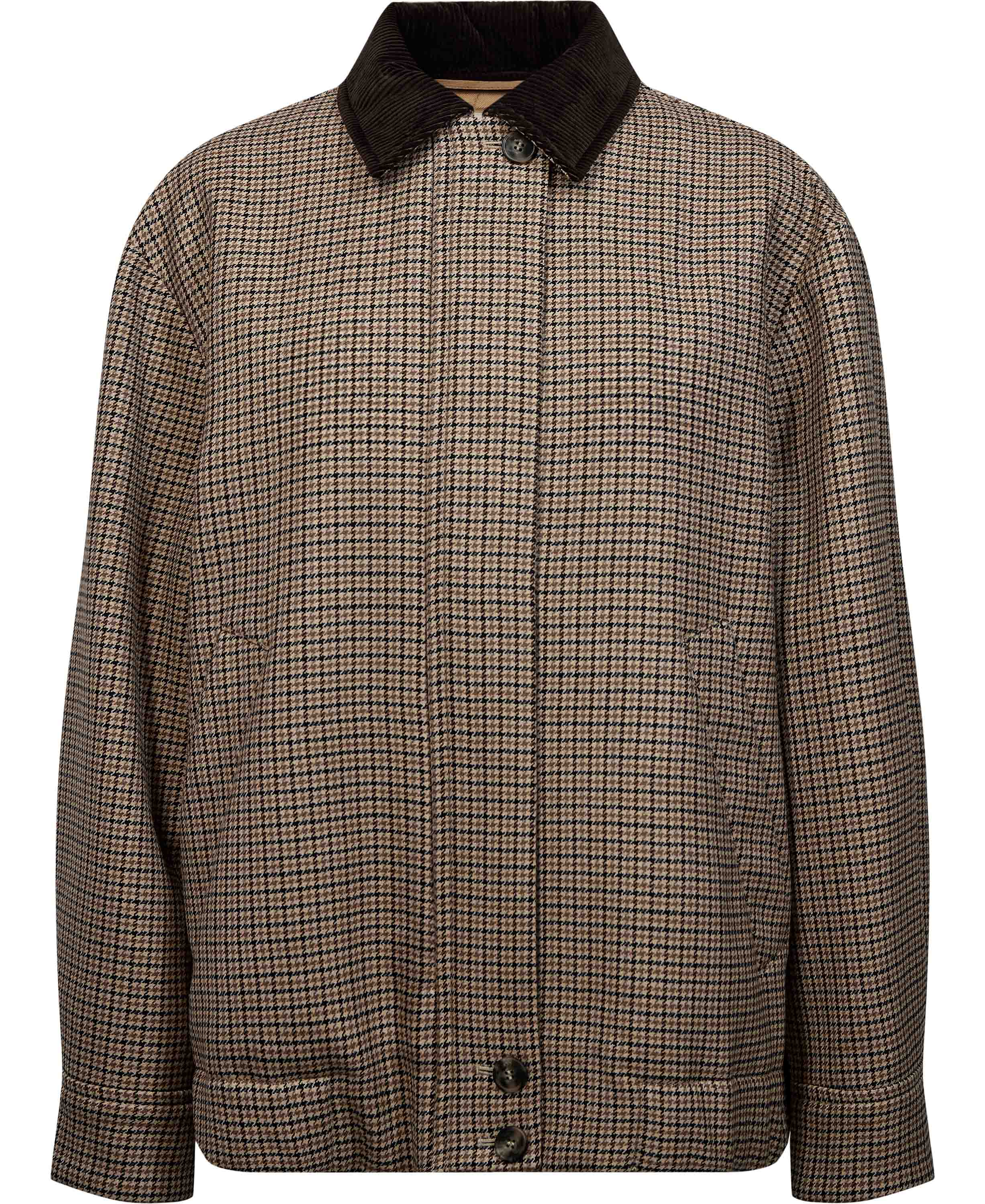 Wkdfesta Houndstooth Wool Bomber Jacket