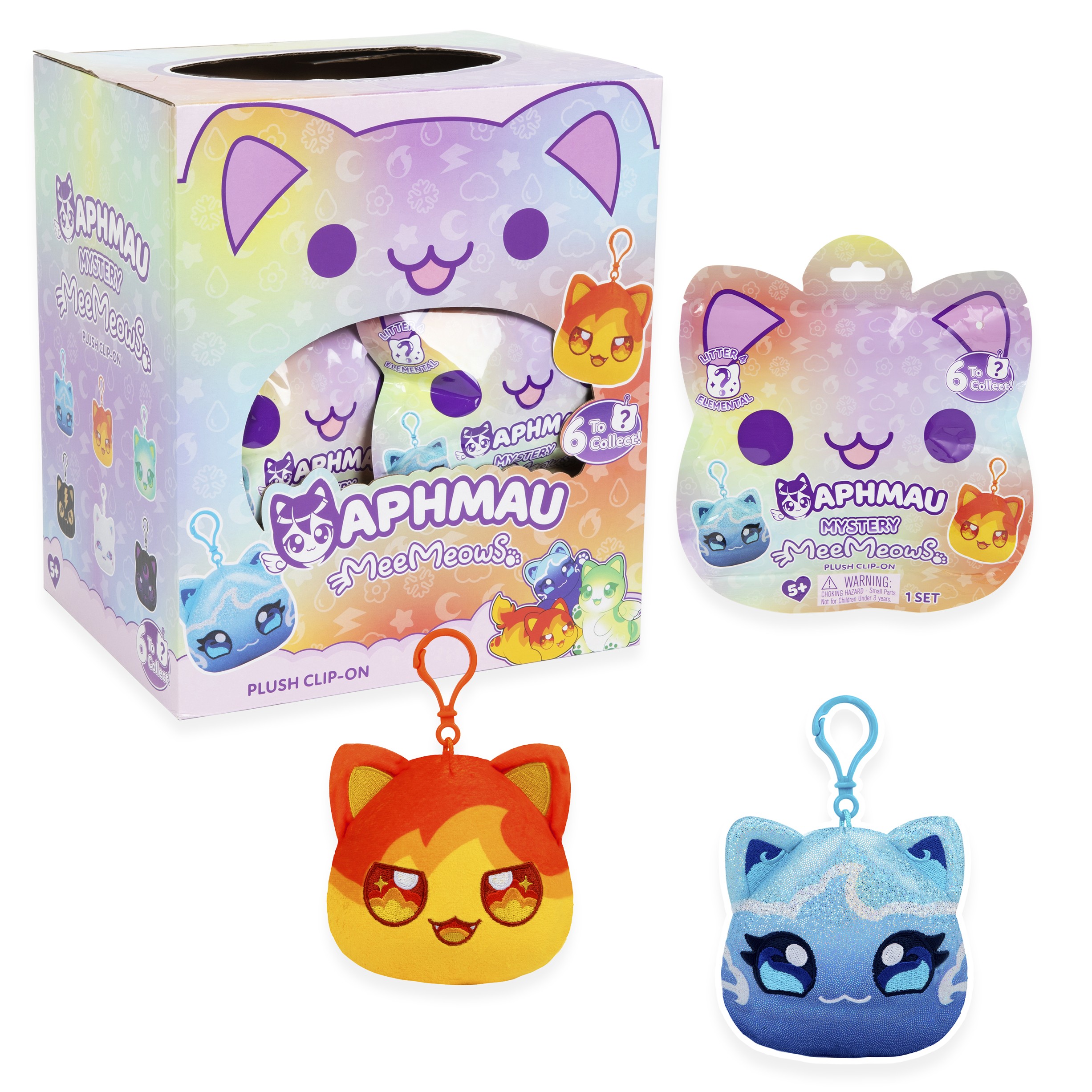 Aphmau Elemental Plush Assorteret