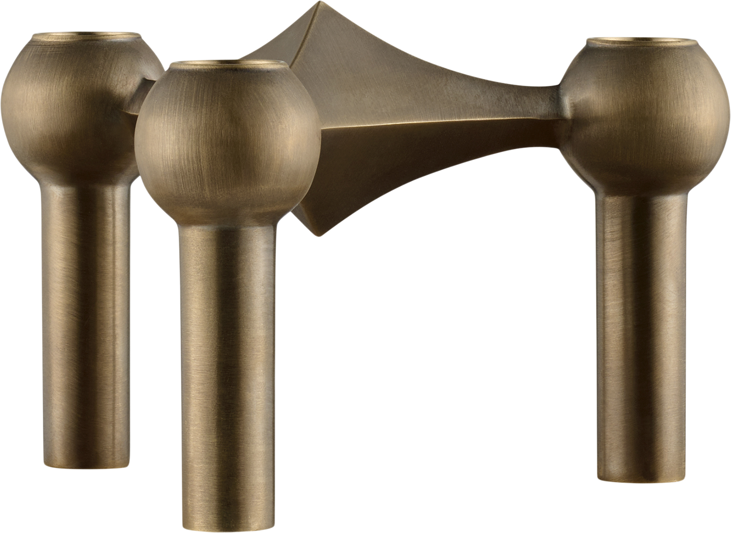 Stoff Nagel Candle Holder/stage Bronzed Brass/bronzeret me