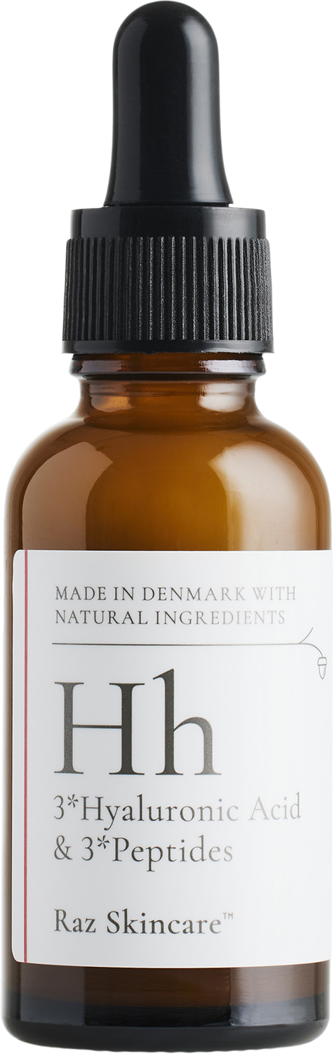 Raz Skincare Hh 3*Hyaluronic Acid og 3*Peptides 30 ml