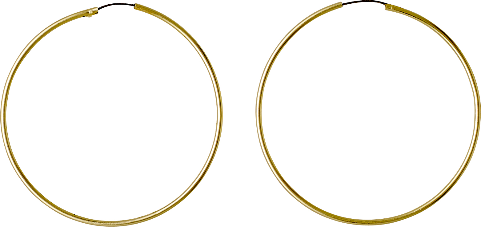 Sanne Large Hoop Earrings Goldplated