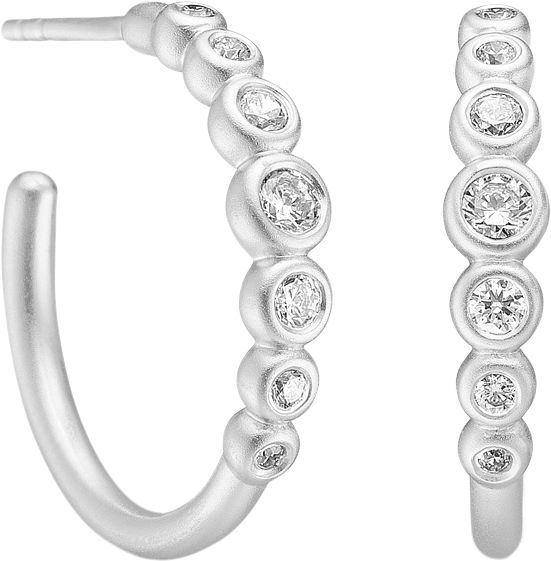 Grace Hoop Rhodium - DKK 1.125 - Spar 25%