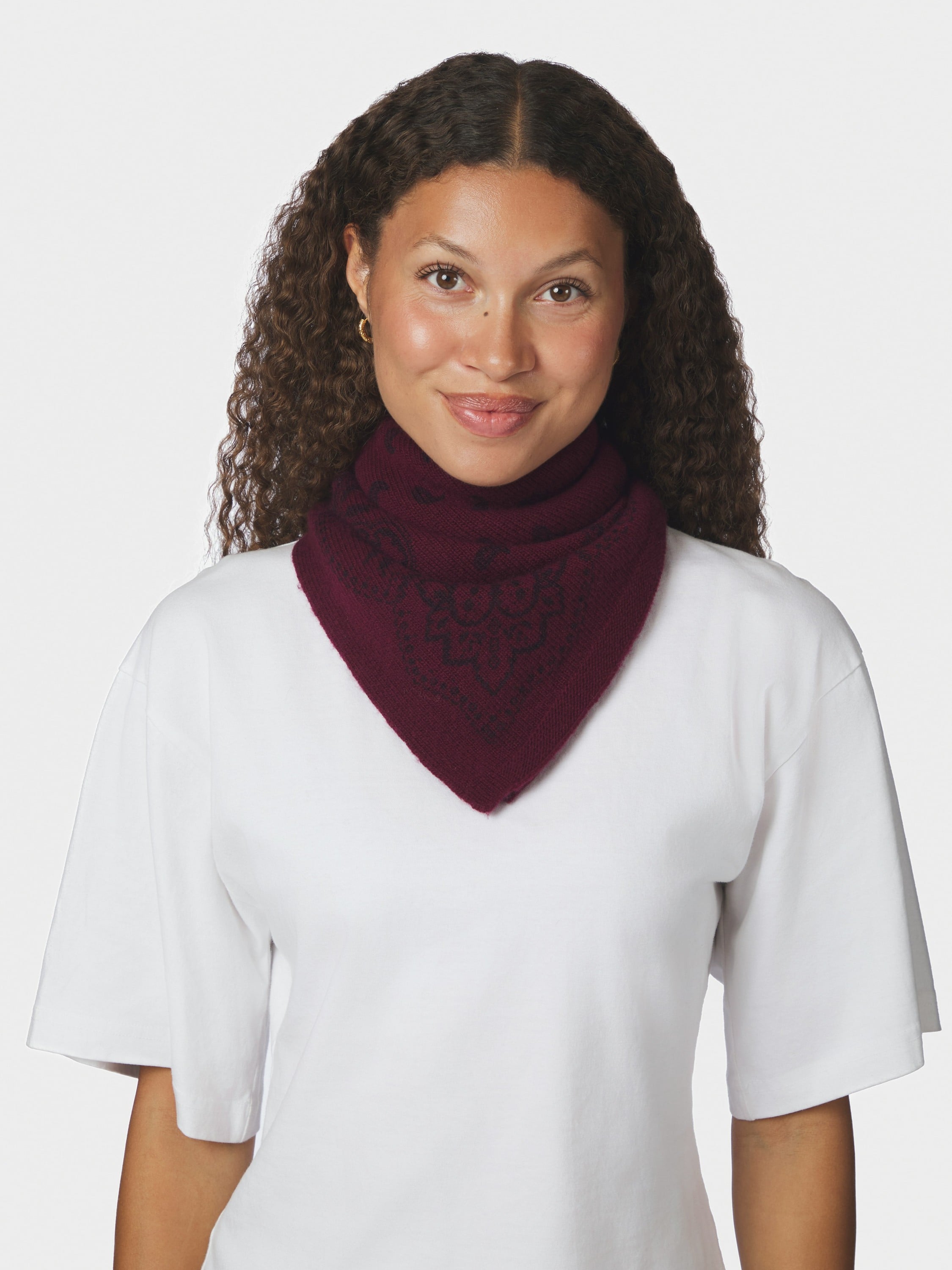 Adelina Paisley Knit Scarf