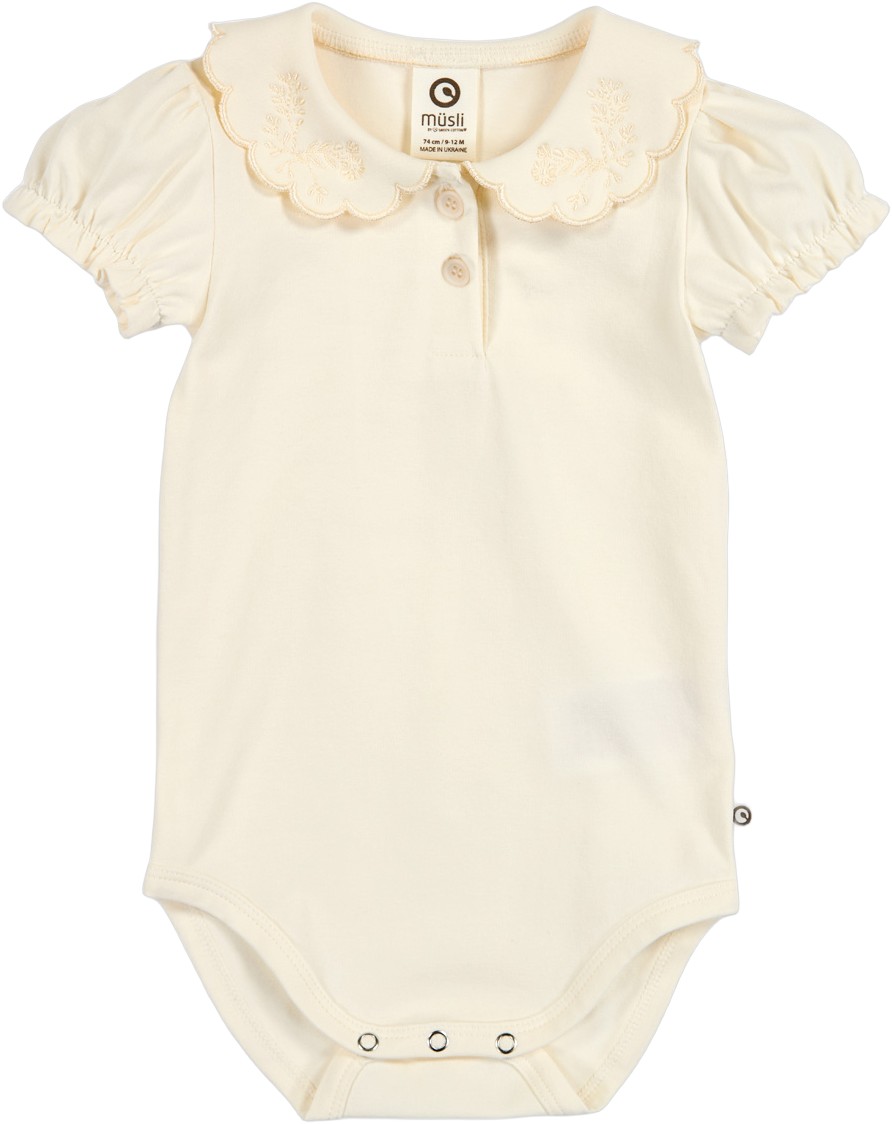 Cozy me Collar Puff s/s Body