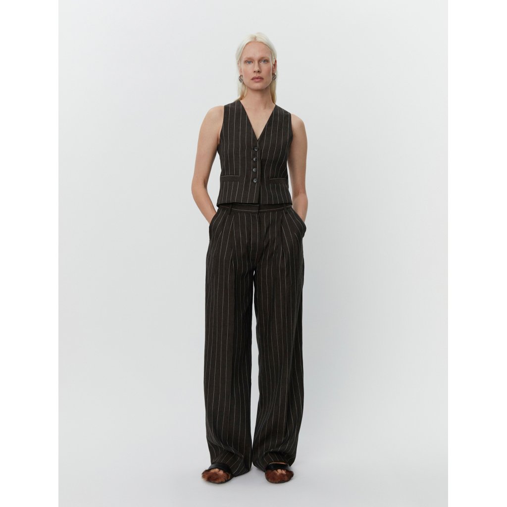 Enzo Casual Linen Stripe