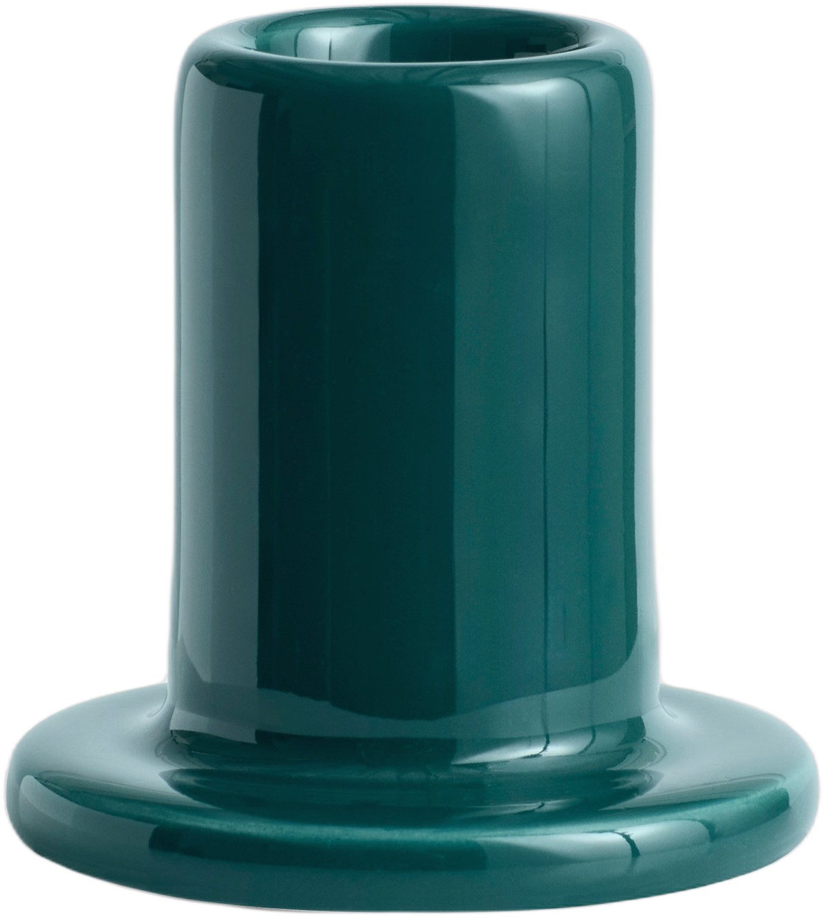 Tube Candleholdersmall-dark Green