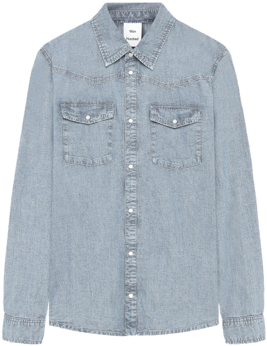 Alfred Washed Blue Shirt