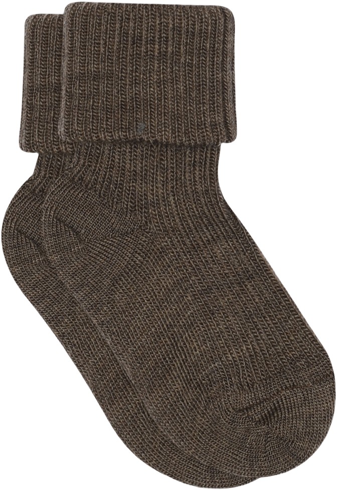 Wool rib Baby Socks