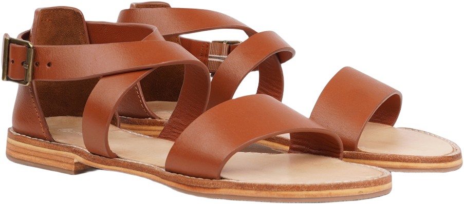 Albergo Leather Sandal W/ Heel Cover