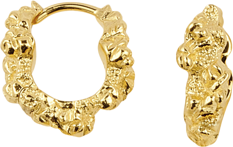 Small Levitate Crush Hoops