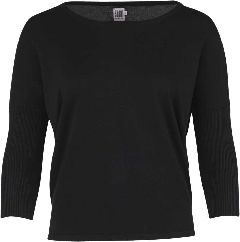 Knit Blouse W RIB SL