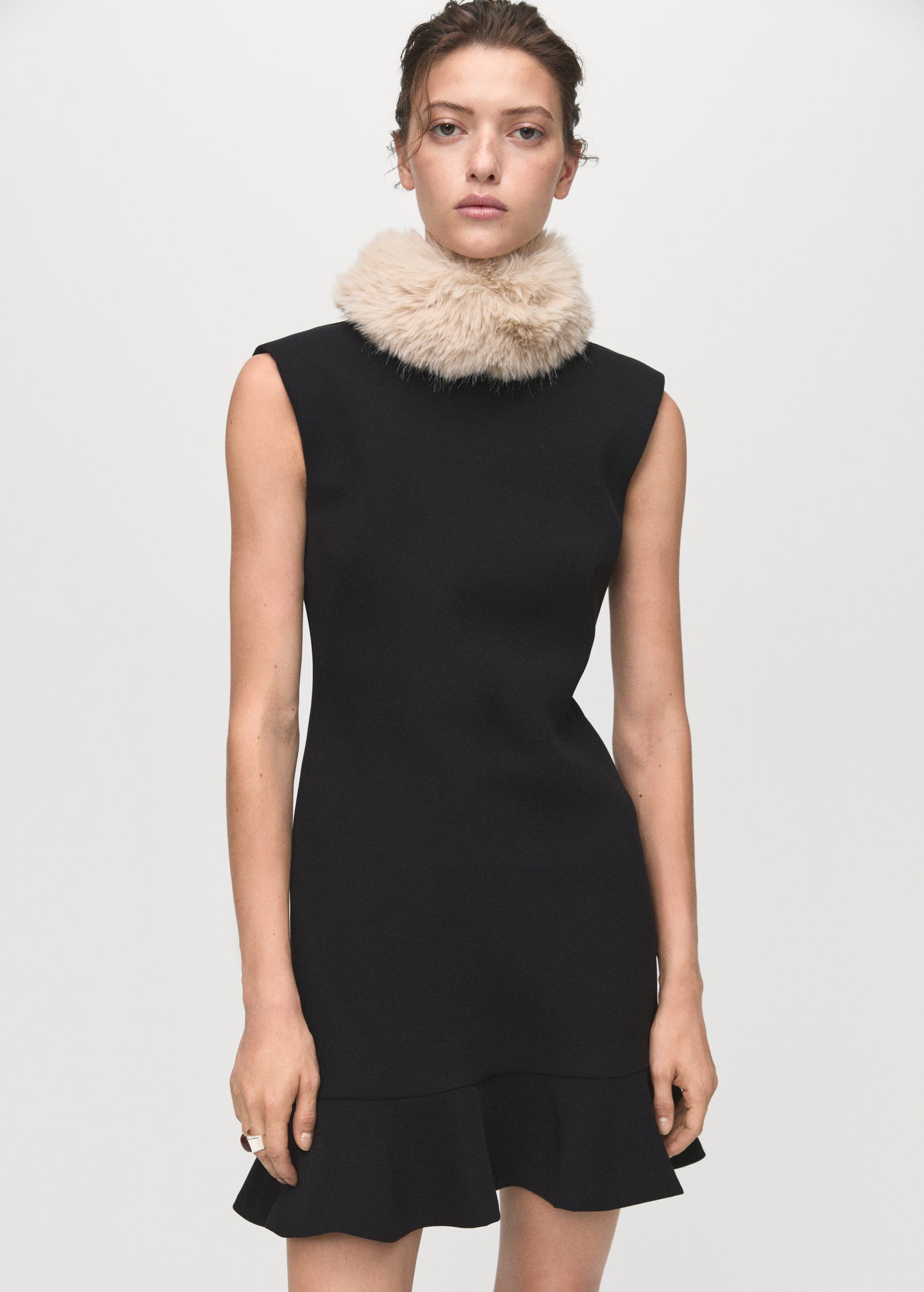 Short Dress With Ruffles