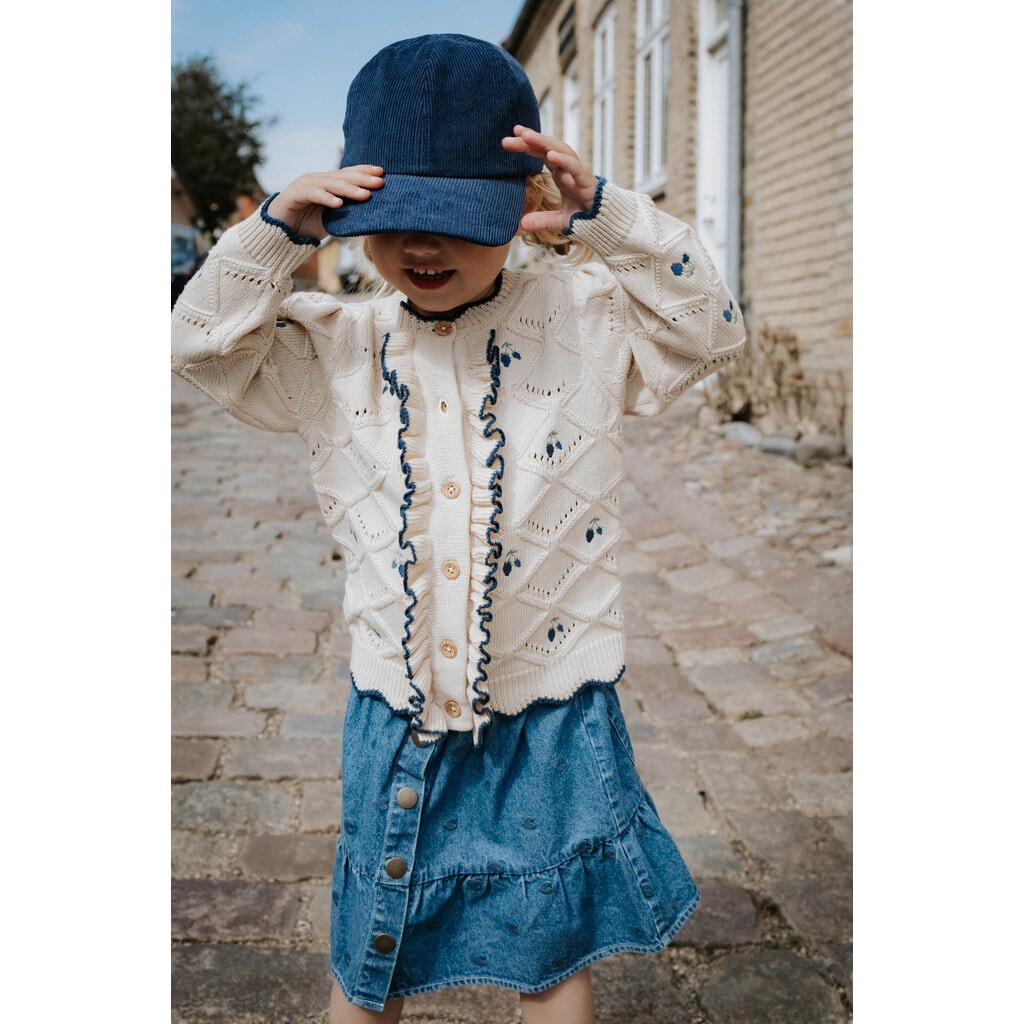 Mela Ruffle Cardigan