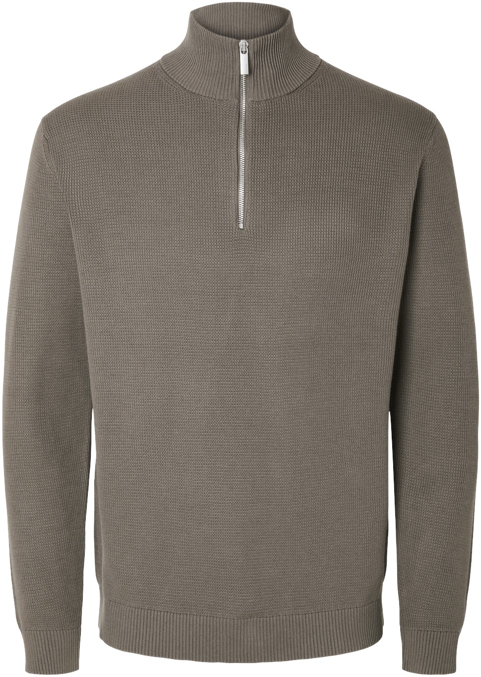 Slhdane LS Knit Structure Half ZIP