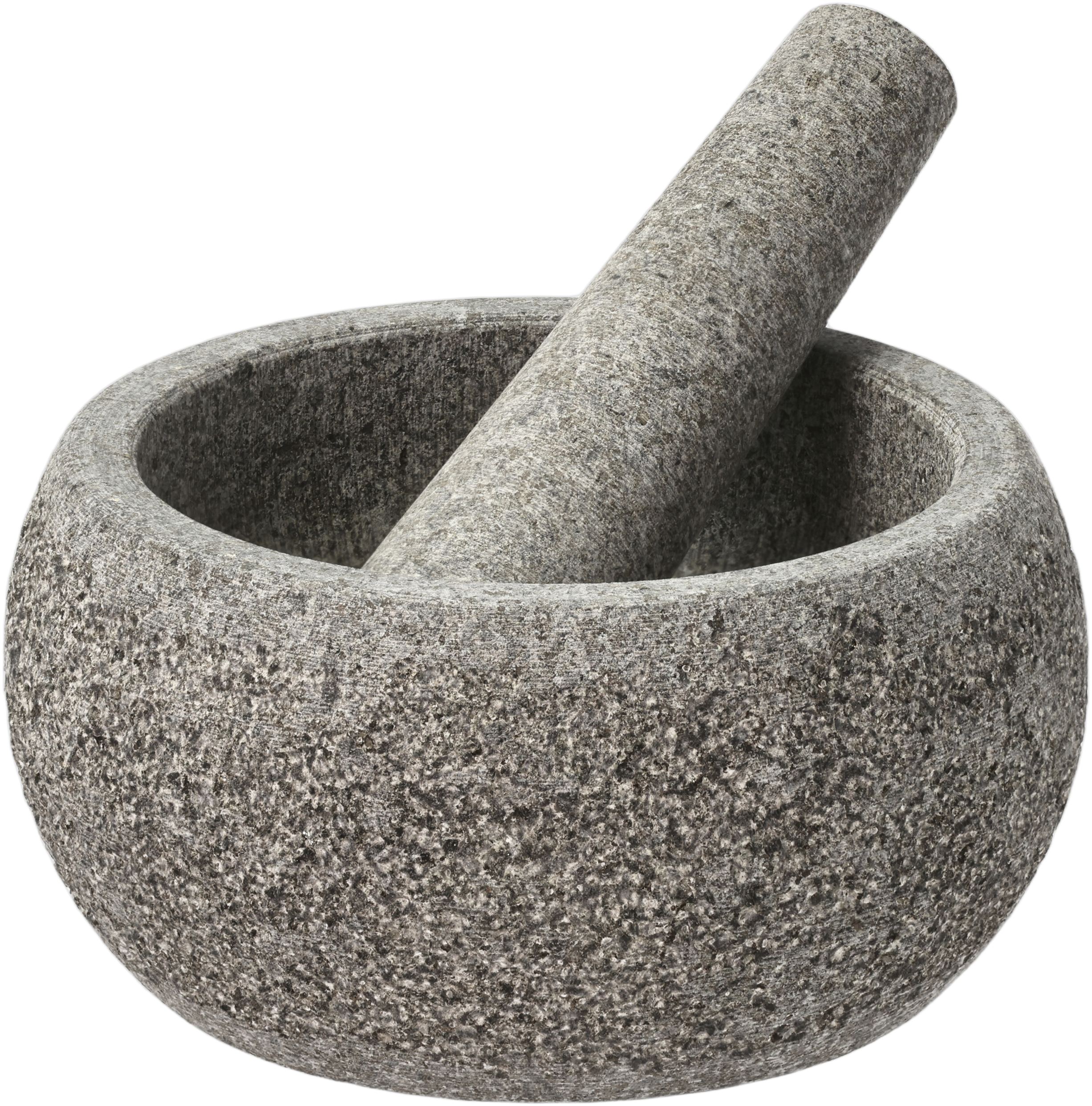 Morter med Støder Dia. 16 x 8 cm Granit