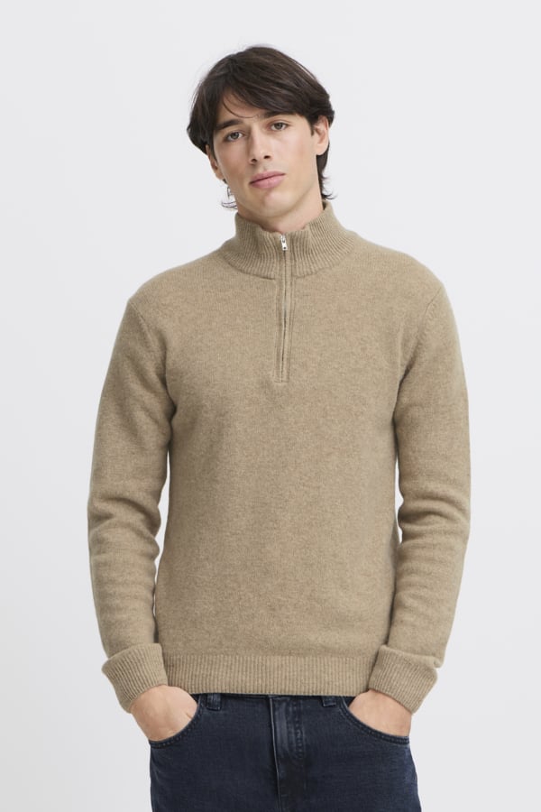 Cfkarl Halfzip Lambswool Knit