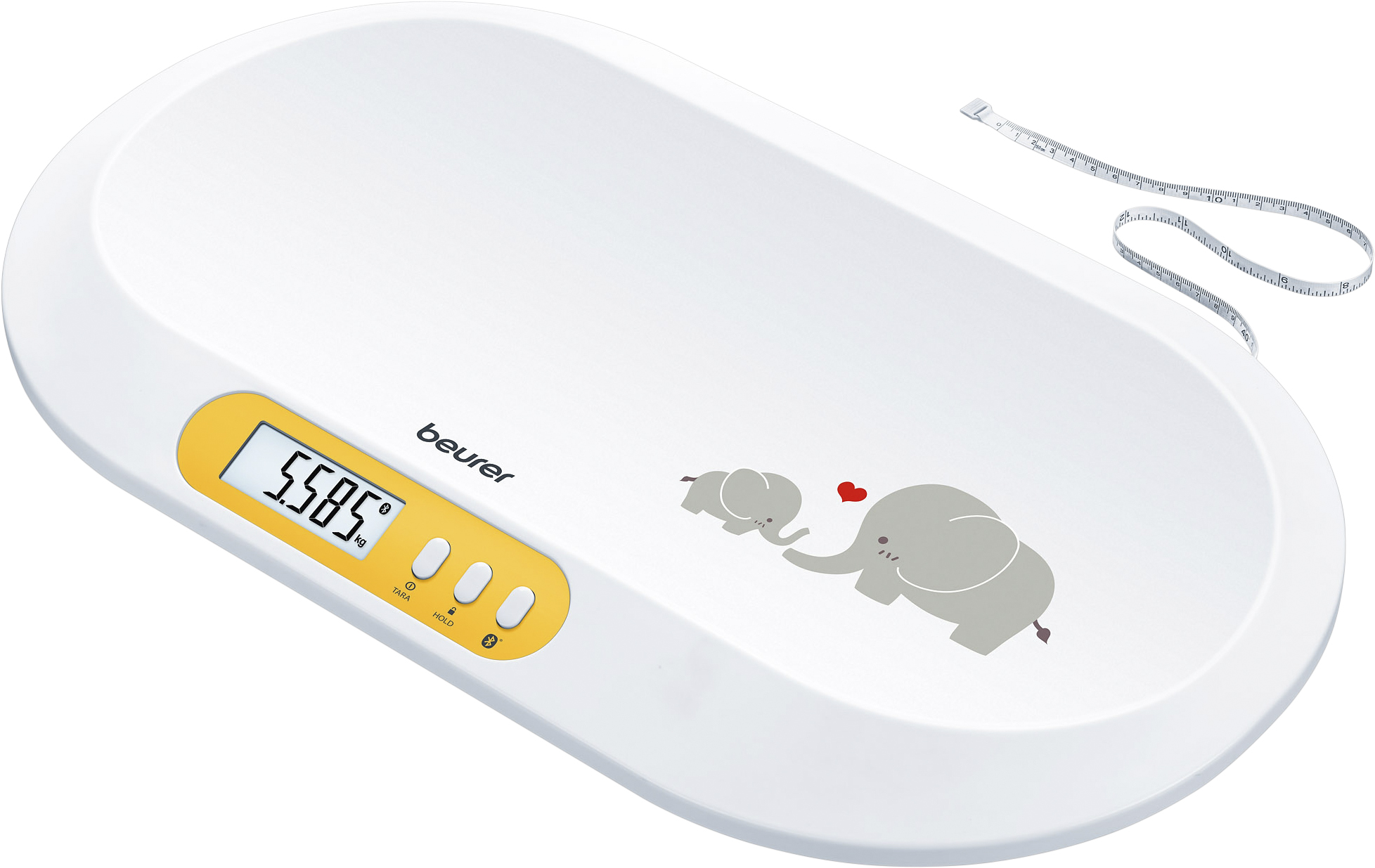 Babyvægt med Bluetooth BY 90 - Køb til DKK 649 - Spar 35%