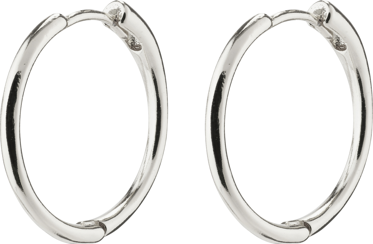 Eanna Medium Hoops Silverplated