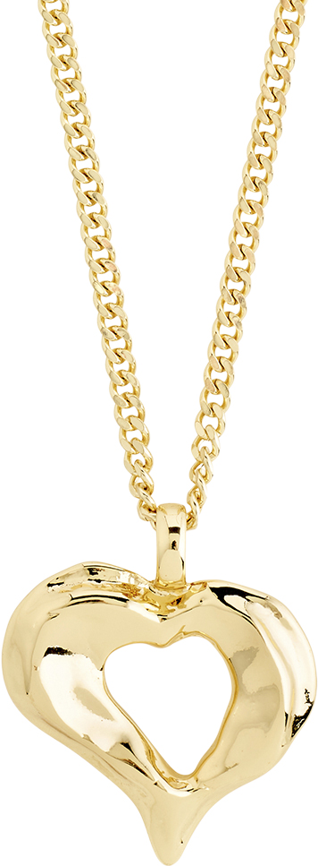 Tide Heart Necklace Goldplated