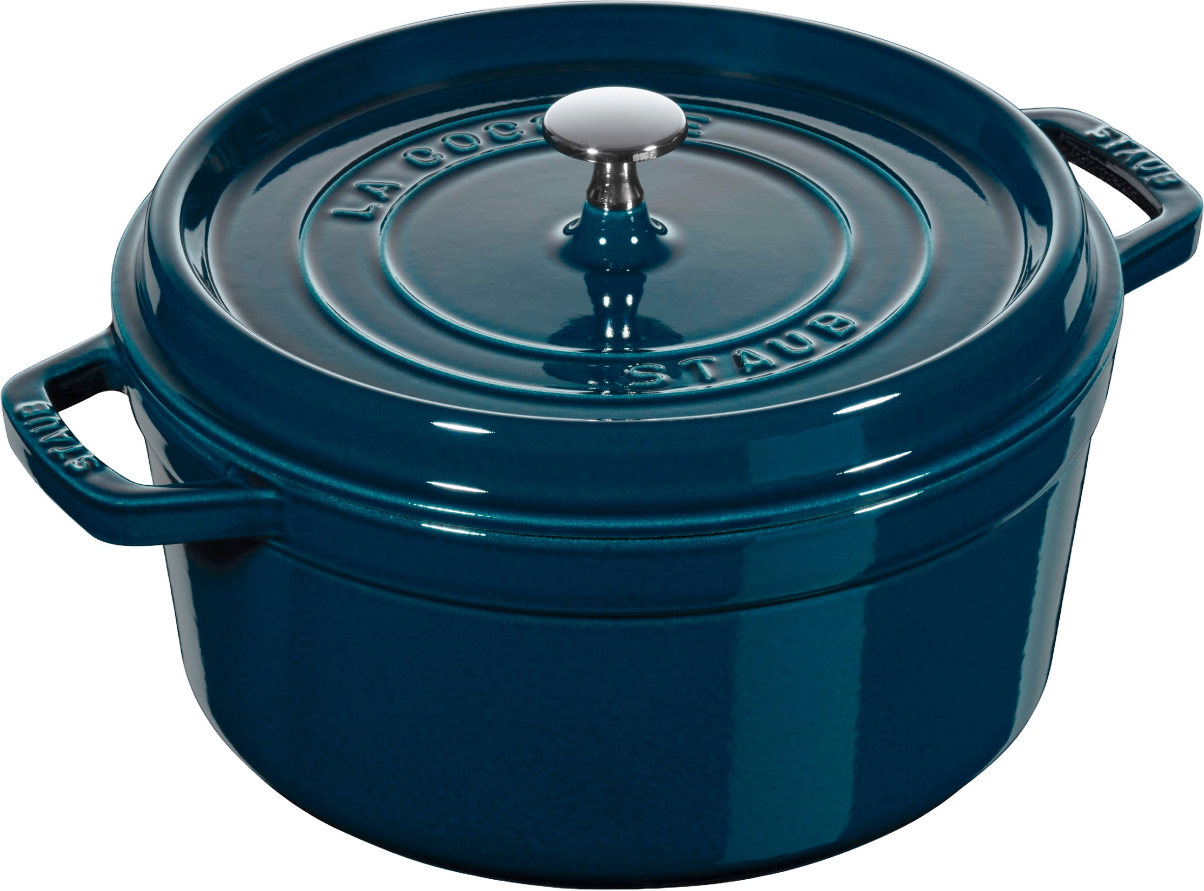 La Cocotte Cocotte 26 cm / 5,25 l, Rund, Lamer-turkis-blågr