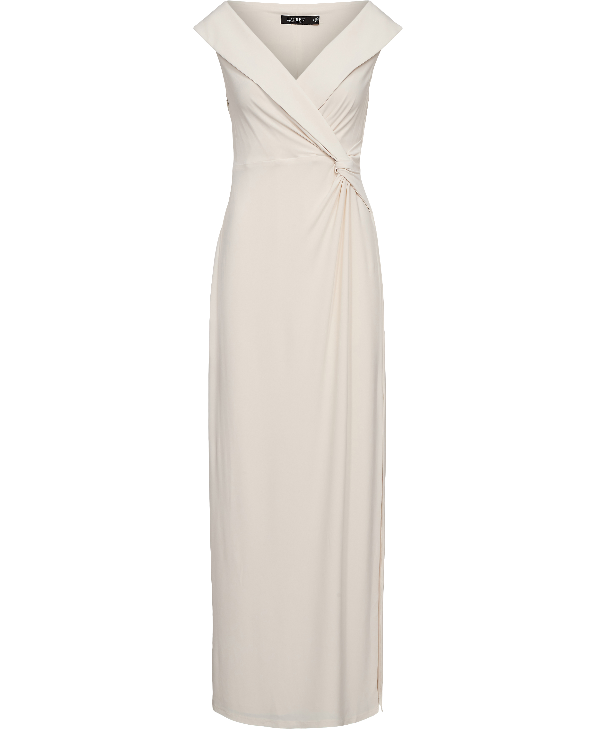 Jersey Offthe-shoulder Gown