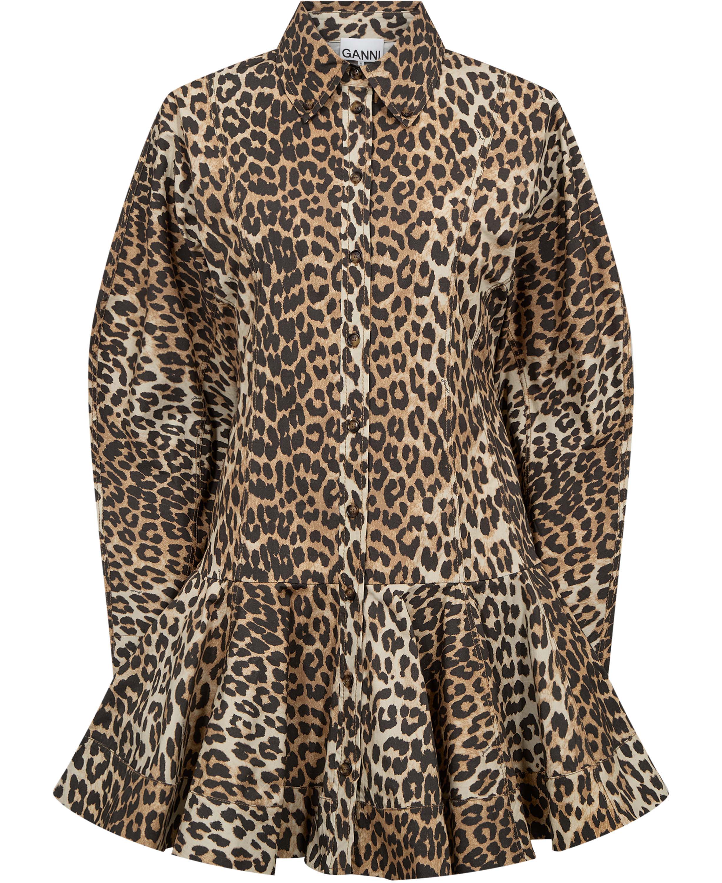 Printed Stretch Cotton Mini Shirt D