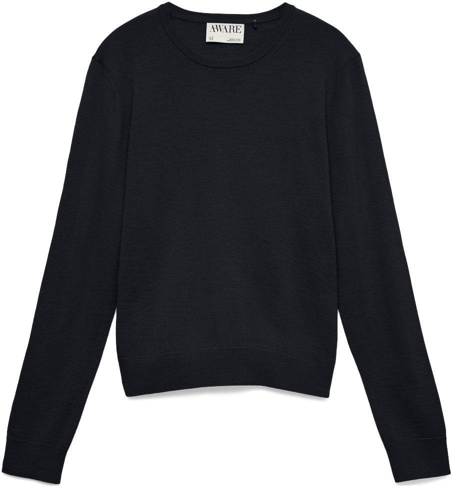Awcara LS Oneck Wool Pullover Noos
