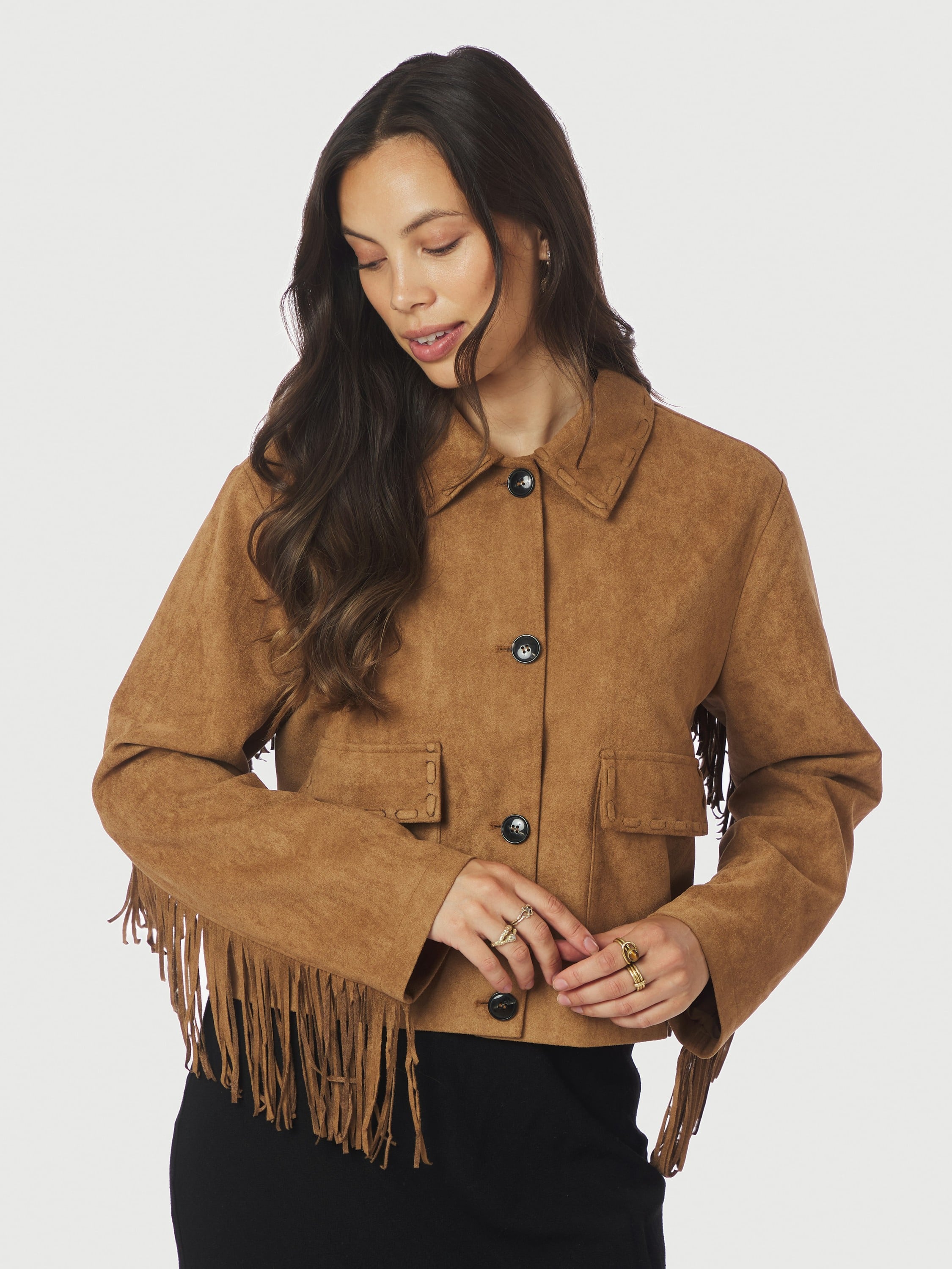 Lauron Faux Suede Jacket - DKK 479 - Spar 40%