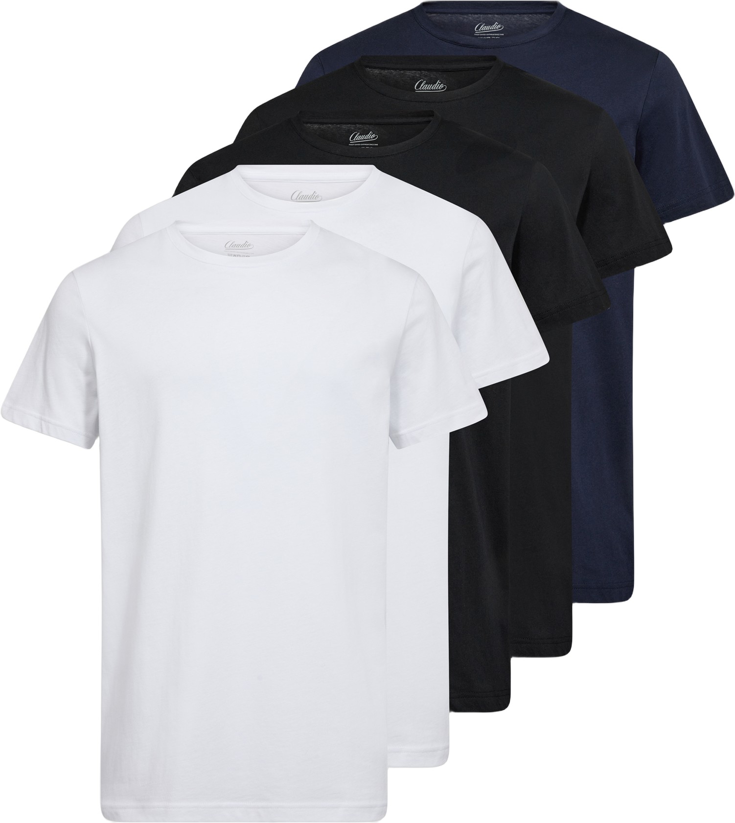 Claudio 5pack T-shirt Cotton