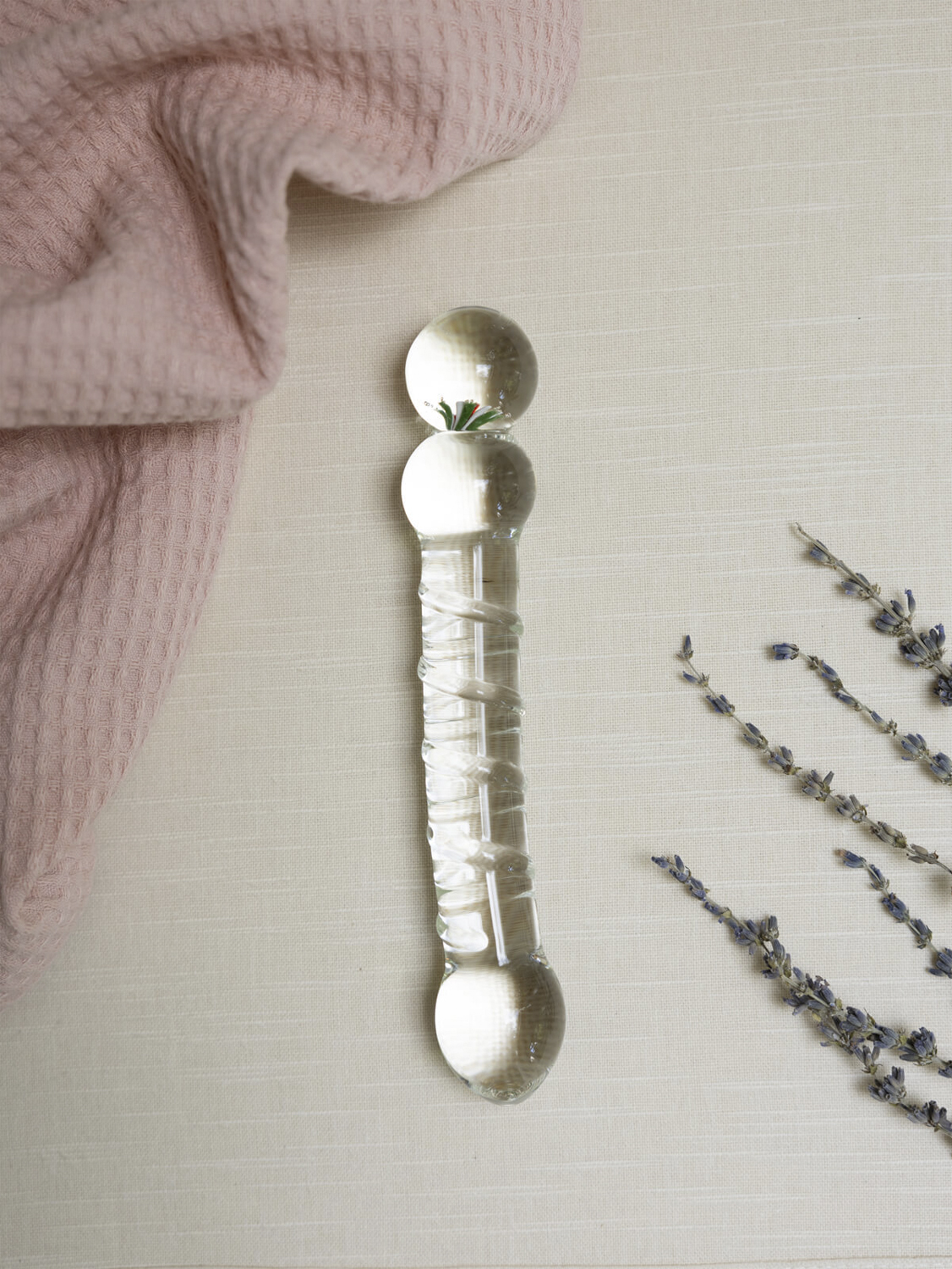 Tansy Blossom Swirl Glasdildo Tansy Blossom Swirl Glasdildo