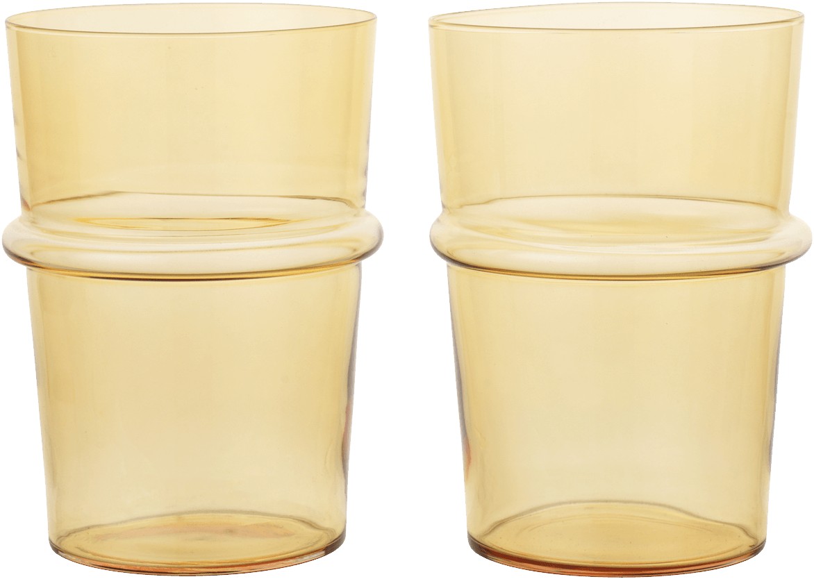 Boya Tall Glasses Set of 2 - Yell