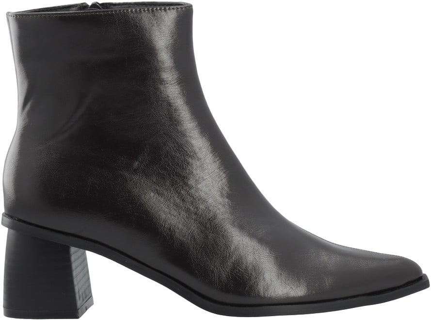 Bialeonora Short Zip Boot Faux Leather