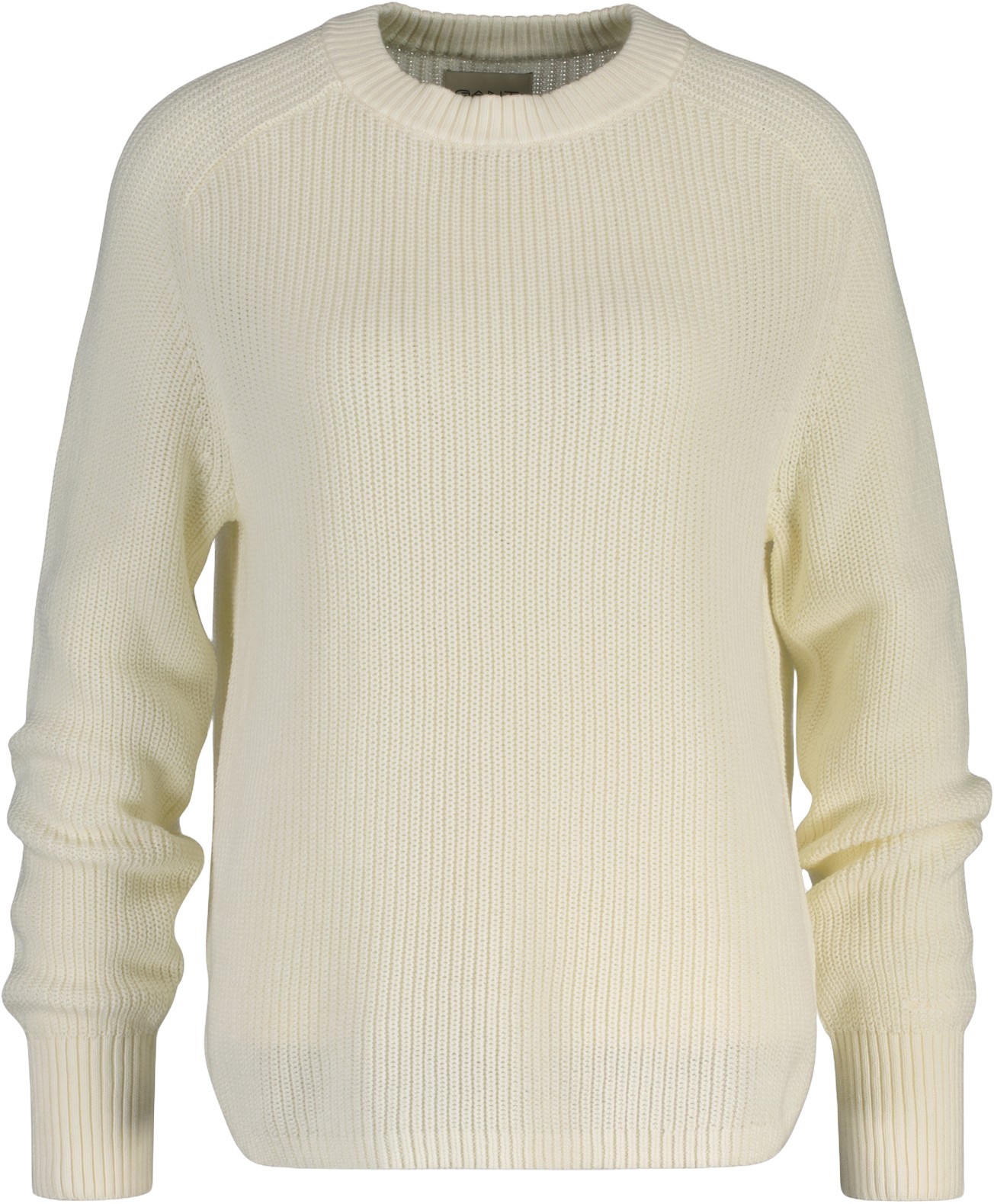 Ribbed Knit Cotton Cneck